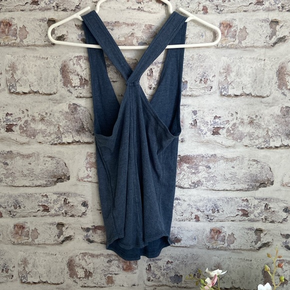 We the free blue tank top - Picture 3 of 3